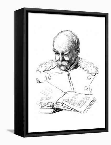 Otto Von Bismark, German Statesman, 1877-A von Werner-Framed Stretched Canvas