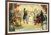 Otto Von Guericke's Experiment on Electrostatic Repulsion, Hamburg, 1672-null-Framed Giclee Print