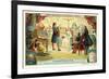 Otto Von Guericke's Experiment on Electrostatic Repulsion, Hamburg, 1672-null-Framed Giclee Print