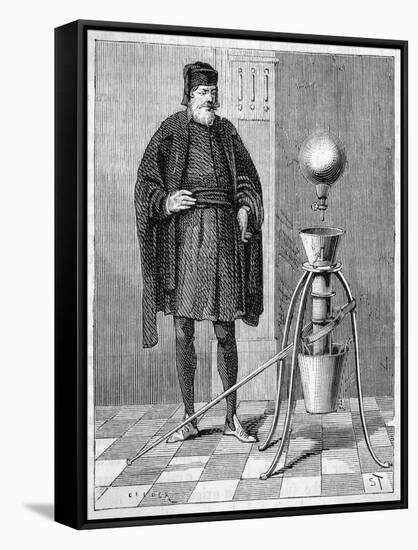 Otto Von Guericke's Pneumatic Pump-null-Framed Stretched Canvas