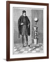 Otto Von Guericke's Pneumatic Pump-null-Framed Art Print