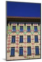 Otto Wagner's Art Nouveau Apartments, Majolica House, Vienna, Austria, Europe-Neil Farrin-Mounted Photographic Print