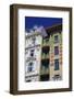 Otto Wagner's Art Nouveau Apartments, Majolica House, Vienna, Austria, Europe-Neil Farrin-Framed Photographic Print