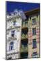 Otto Wagner's Art Nouveau Apartments, Majolica House, Vienna, Austria, Europe-Neil Farrin-Mounted Photographic Print