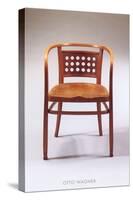 Otto Wagner Wooden Chair-null-Stretched Canvas