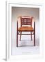 Otto Wagner Wooden Chair-null-Framed Art Print