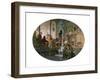 Ottoman Coffee House, 1858-Amadeo Preziosi-Framed Giclee Print