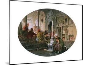 Ottoman Coffee House, 1858-Amadeo Preziosi-Mounted Giclee Print