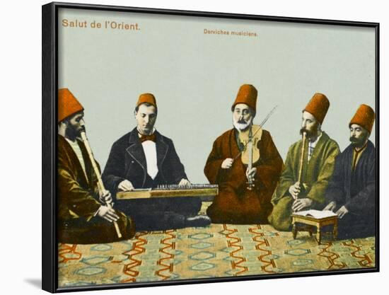 Ottoman Empire - Dervish Musicians-null-Framed Photographic Print