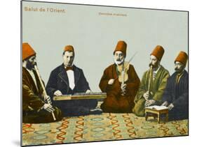 Ottoman Empire - Dervish Musicians-null-Mounted Photographic Print