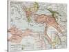 Ottoman Empire Historical Development Old Map (Between 1792 And 1878)-marzolino-Stretched Canvas