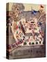 Ottoman Miniature Depicting the Szigetvar Fortress, Manuscript, Turkey 14th Century-null-Stretched Canvas