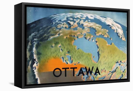 Ottowa, from the Series 'Advance Empire Trade'-Harold Sandys Williamson-Framed Stretched Canvas