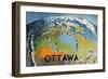 Ottowa, from the Series 'Advance Empire Trade'-Harold Sandys Williamson-Framed Giclee Print