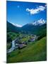 Otztal-Otz Valley and Town of Solden, Tyrol, Austria-Walter Bibikow-Mounted Photographic Print