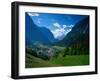 Otztal-Otz Valley & Town of Oetz, Tyrol, Austri-Walter Bibikow-Framed Photographic Print