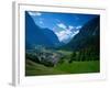 Otztal-Otz Valley & Town of Oetz, Tyrol, Austri-Walter Bibikow-Framed Photographic Print