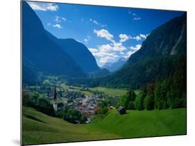 Otztal-Otz Valley & Town of Oetz, Tyrol, Austri-Walter Bibikow-Mounted Photographic Print