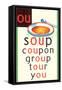 OU in Soup-null-Framed Stretched Canvas