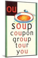 OU in Soup-null-Mounted Art Print