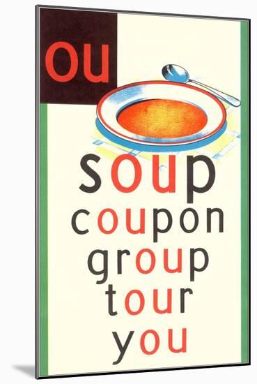 OU in Soup-null-Mounted Art Print