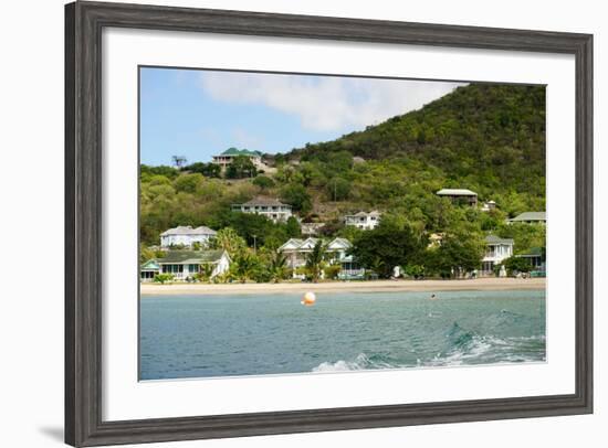 Oualie Beach Hotel, Nevis, St. Kitts and Nevis-Robert Harding-Framed Photographic Print