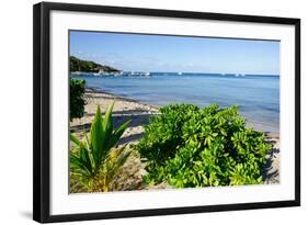 Oualie Beach, Nevis, St. Kitts and Nevis, Leeward Islands, West Indies, Caribbean, Central America-Robert Harding-Framed Photographic Print