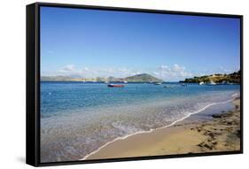 Oualie Beach, Nevis, St. Kitts and Nevis, Leeward Islands, West Indies, Caribbean, Central America-Robert Harding-Framed Stretched Canvas