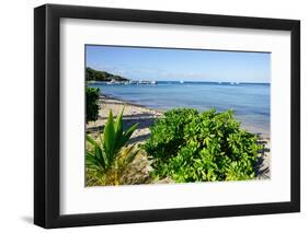 Oualie Beach, Nevis, St. Kitts and Nevis, Leeward Islands, West Indies, Caribbean, Central America-Robert Harding-Framed Photographic Print