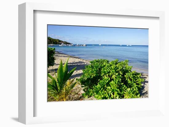 Oualie Beach, Nevis, St. Kitts and Nevis, Leeward Islands, West Indies, Caribbean, Central America-Robert Harding-Framed Photographic Print