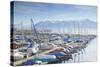 Ouchy Harbour, Lausanne, Vaud, Switzerland, Europe-Ian Trower-Stretched Canvas