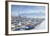 Ouchy Harbour, Lausanne, Vaud, Switzerland, Europe-Ian Trower-Framed Photographic Print