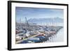 Ouchy Harbour, Lausanne, Vaud, Switzerland, Europe-Ian Trower-Framed Photographic Print