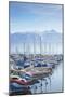 Ouchy Harbour, Lausanne, Vaud, Switzerland, Europe-Ian Trower-Mounted Photographic Print