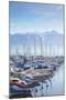 Ouchy Harbour, Lausanne, Vaud, Switzerland, Europe-Ian Trower-Mounted Photographic Print