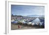 Ouchy Harbour, Lausanne, Vaud, Switzerland, Europe-Ian Trower-Framed Photographic Print