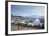 Ouchy Harbour, Lausanne, Vaud, Switzerland, Europe-Ian Trower-Framed Photographic Print