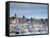 Ouchy Harbour, Lausanne, Vaud, Switzerland-Ian Trower-Framed Stretched Canvas