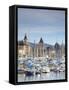 Ouchy Harbour, Lausanne, Vaud, Switzerland-Ian Trower-Framed Stretched Canvas