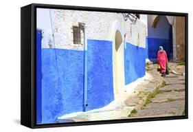 Oudaia Kasbah, Rabat, Morocco, North Africa, Africa-Neil Farrin-Framed Stretched Canvas