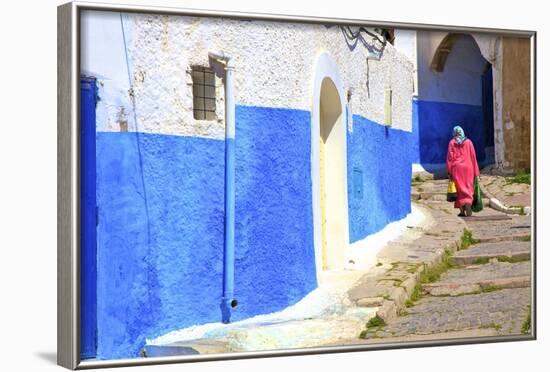 Oudaia Kasbah, Rabat, Morocco, North Africa, Africa-Neil Farrin-Framed Photographic Print