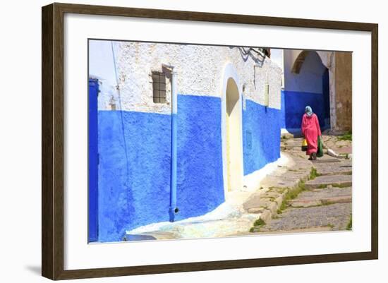 Oudaia Kasbah, Rabat, Morocco, North Africa, Africa-Neil Farrin-Framed Photographic Print