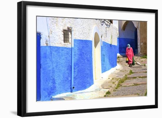 Oudaia Kasbah, Rabat, Morocco, North Africa, Africa-Neil Farrin-Framed Photographic Print