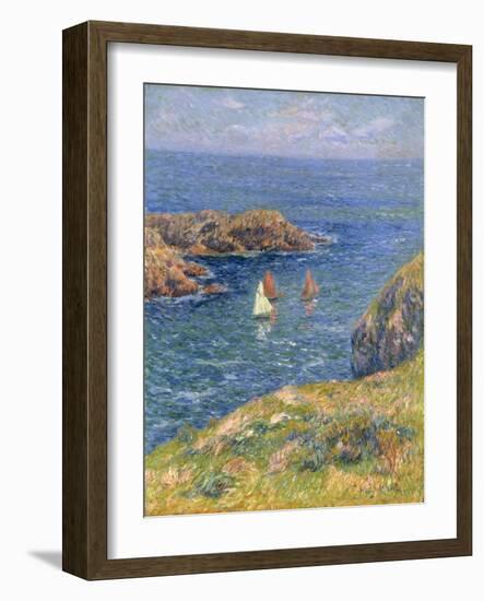 Ouessant, Jour de Calme, 1905-Henry Moret-Framed Giclee Print