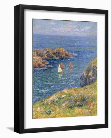 Ouessant, Jour de Calme, 1905-Henry Moret-Framed Giclee Print