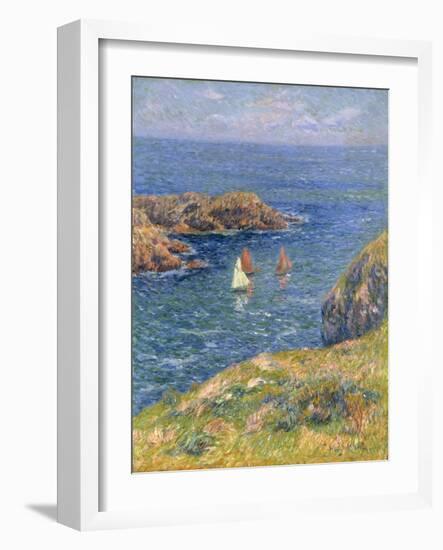 Ouessant, Jour de Calme, 1905-Henry Moret-Framed Giclee Print