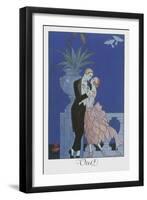 Oui-Georges Barbier-Framed Giclee Print