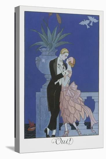 Oui-Georges Barbier-Stretched Canvas