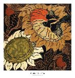 Sunflower Series #14-Ouida Touchon-Mounted Art Print