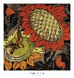 Sunflower Series #14-Ouida Touchon-Framed Art Print